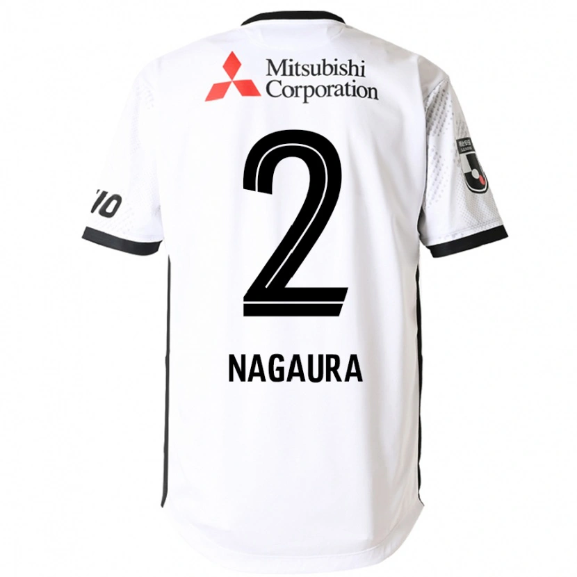 Danxen Mujer Camiseta Koshi Nagaura #2 Blanco Negro 2ª Equipación 2025/26 La Camisa México