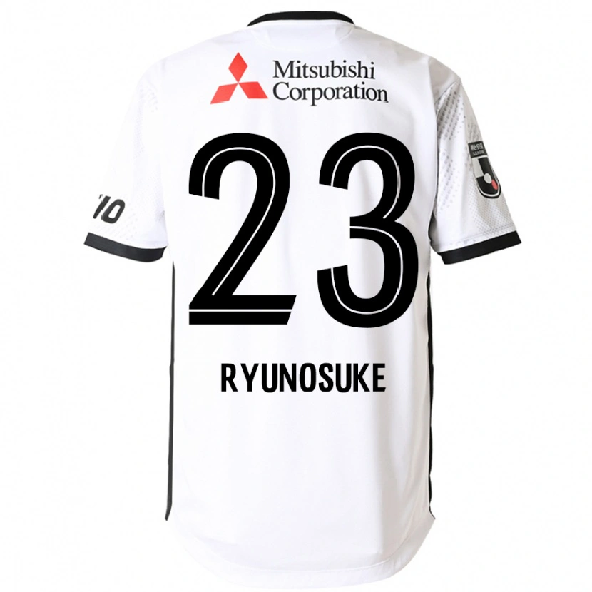 Danxen Mujer Camiseta Ryunosuke Sato #23 Blanco Negro 2ª Equipación 2025/26 La Camisa México