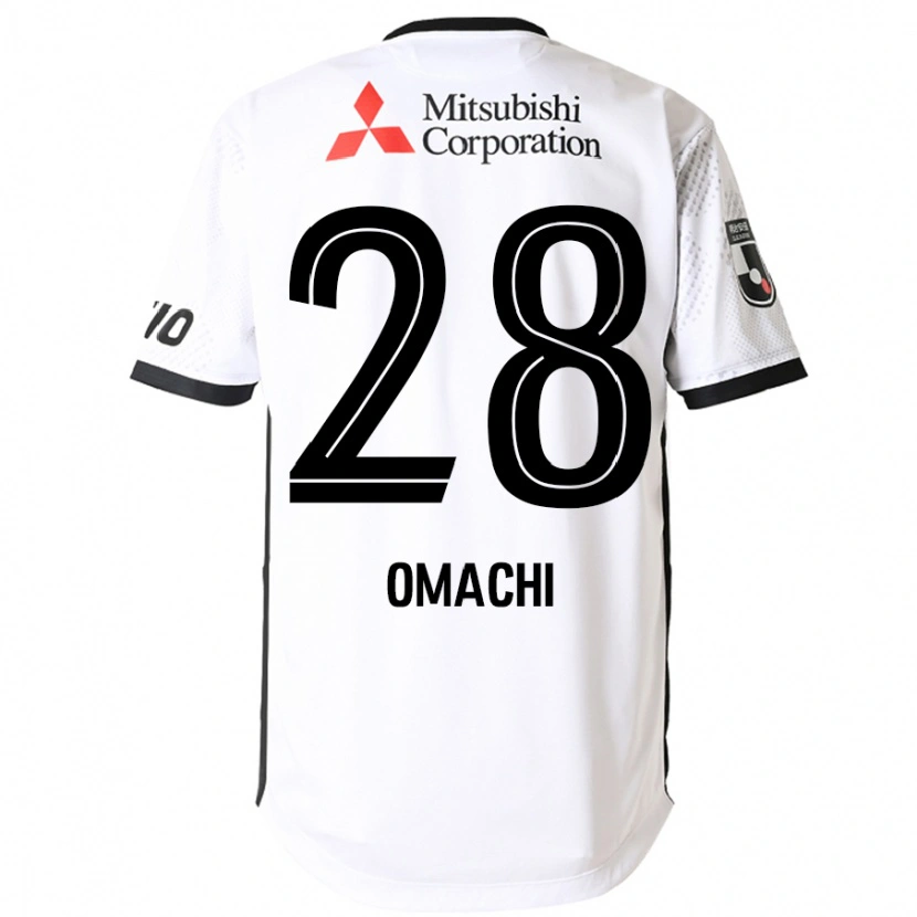 Danxen Mujer Camiseta Shugo Omachi #28 Blanco Negro 2ª Equipación 2025/26 La Camisa México