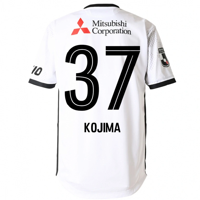Danxen Mujer Camiseta Satsuki Kojima #37 Blanco Negro 2ª Equipación 2025/26 La Camisa México