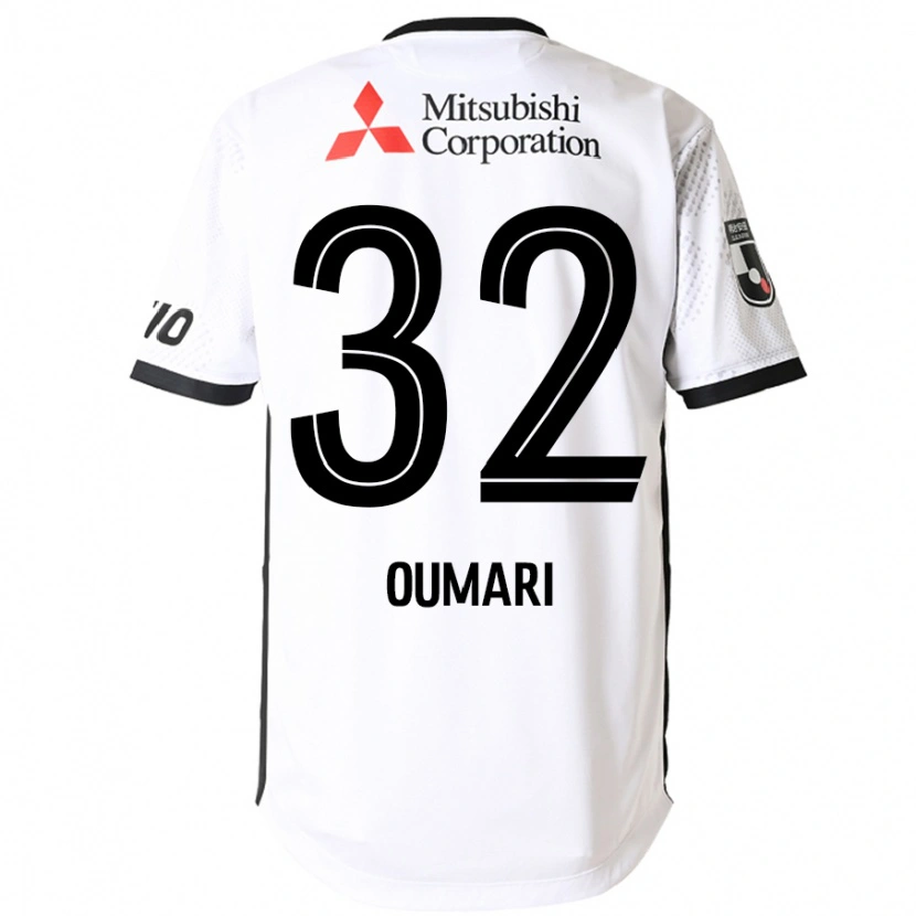 Danxen Mujer Camiseta Joan Oumari #32 Blanco Negro 2ª Equipación 2025/26 La Camisa México