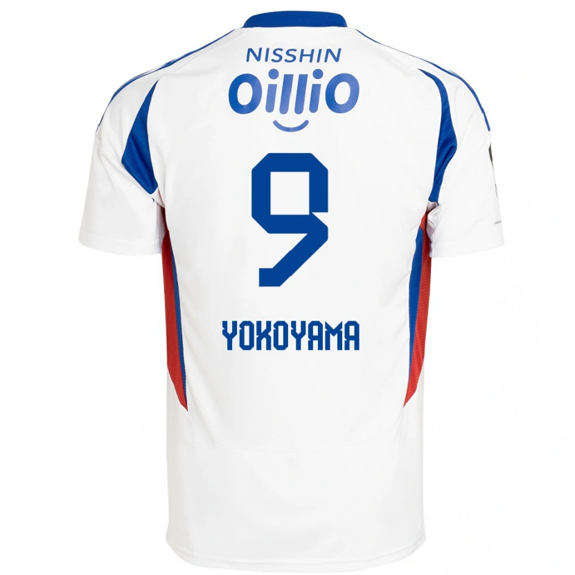 Danxen Mujer Camiseta Shunsuke Yokoyama #9 Azul Real Blanco 2ª Equipación 2025/26 La Camisa México