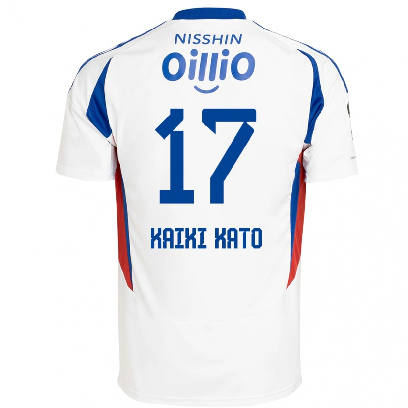 Danxen Mujer Camiseta Kaiki Kato #17 Azul Real Blanco 2ª Equipación 2025/26 La Camisa México