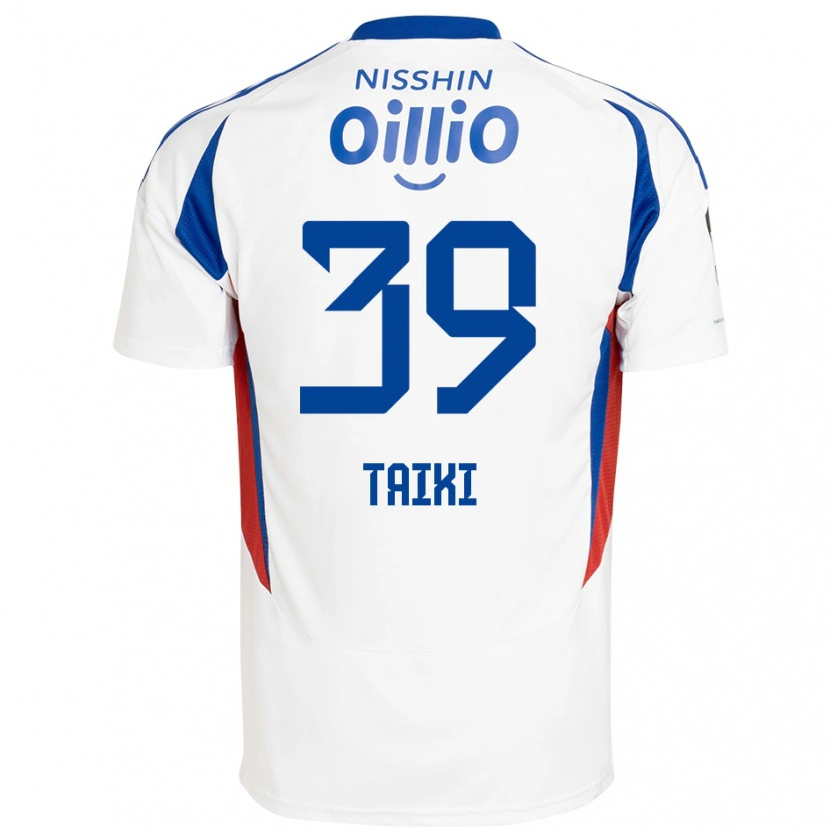 Danxen Mujer Camiseta Taiki Watanabe #39 Azul Real Blanco 2ª Equipación 2025/26 La Camisa México