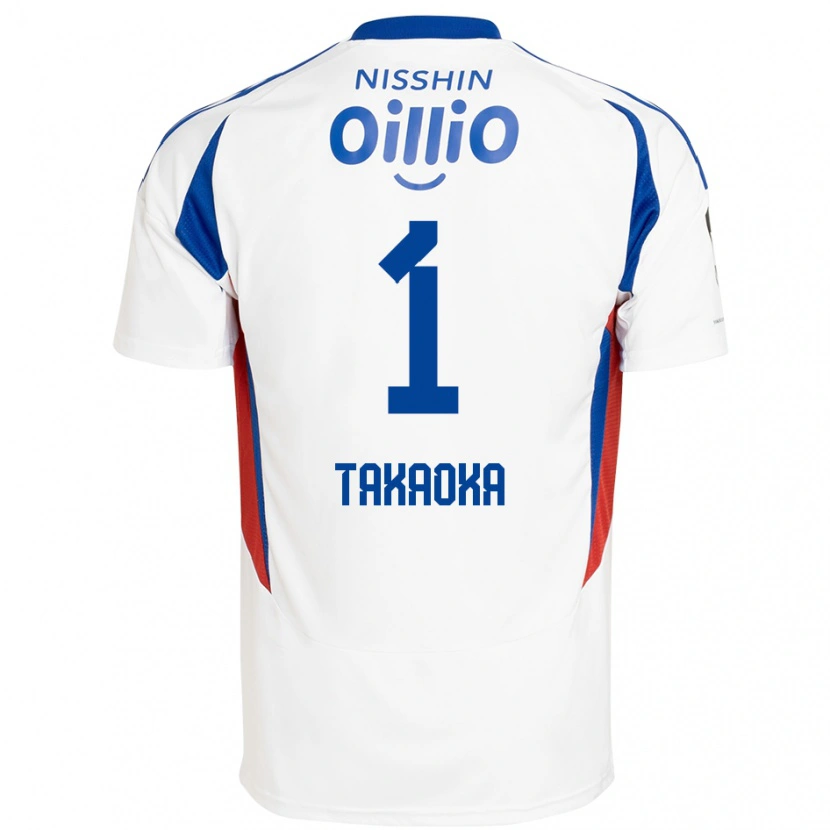 Danxen Mujer Camiseta Yohei Takaoka #1 Azul Real Blanco 2ª Equipación 2025/26 La Camisa México