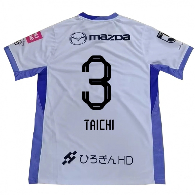 Danxen Mujer Camiseta Taichi Yamasaki #3 Blanco Naranja 2ª Equipación 2025/26 La Camisa México
