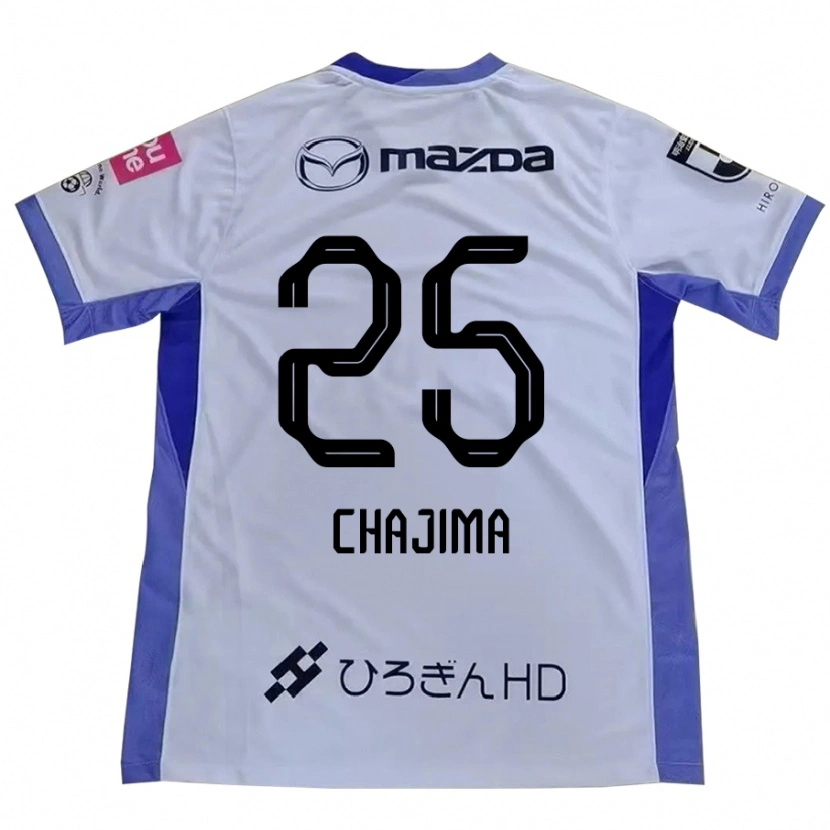 Danxen Mujer Camiseta Yusuke Chajima #25 Blanco Naranja 2ª Equipación 2025/26 La Camisa México