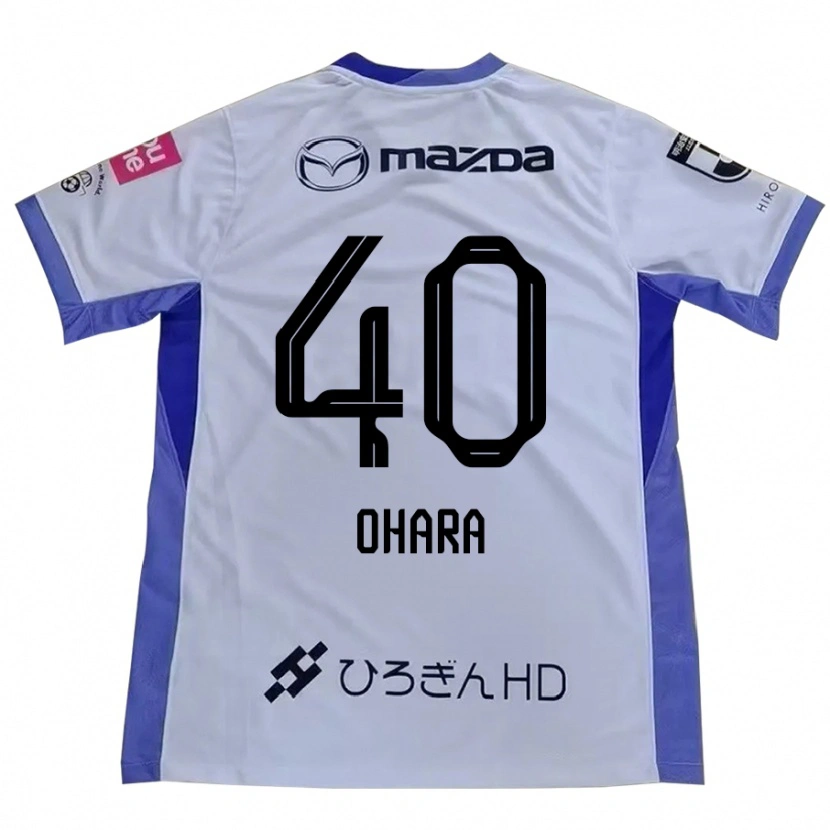 Danxen Mujer Camiseta Motoki Ohara #40 Blanco Naranja 2ª Equipación 2025/26 La Camisa México