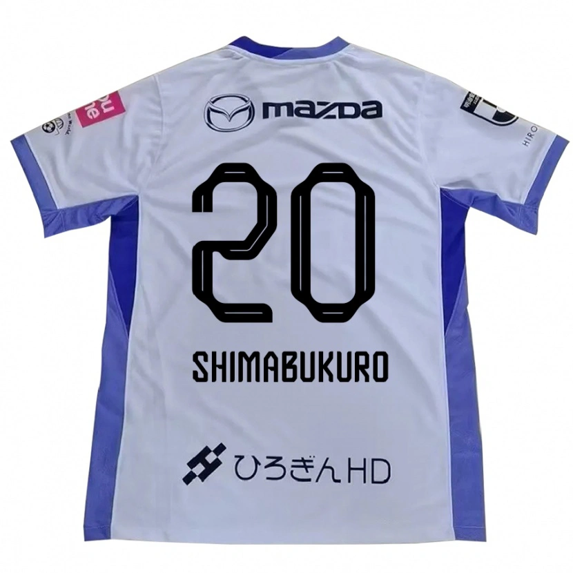 Danxen Mujer Camiseta Namie Shimabukuro #20 Blanco Naranja 2ª Equipación 2025/26 La Camisa México
