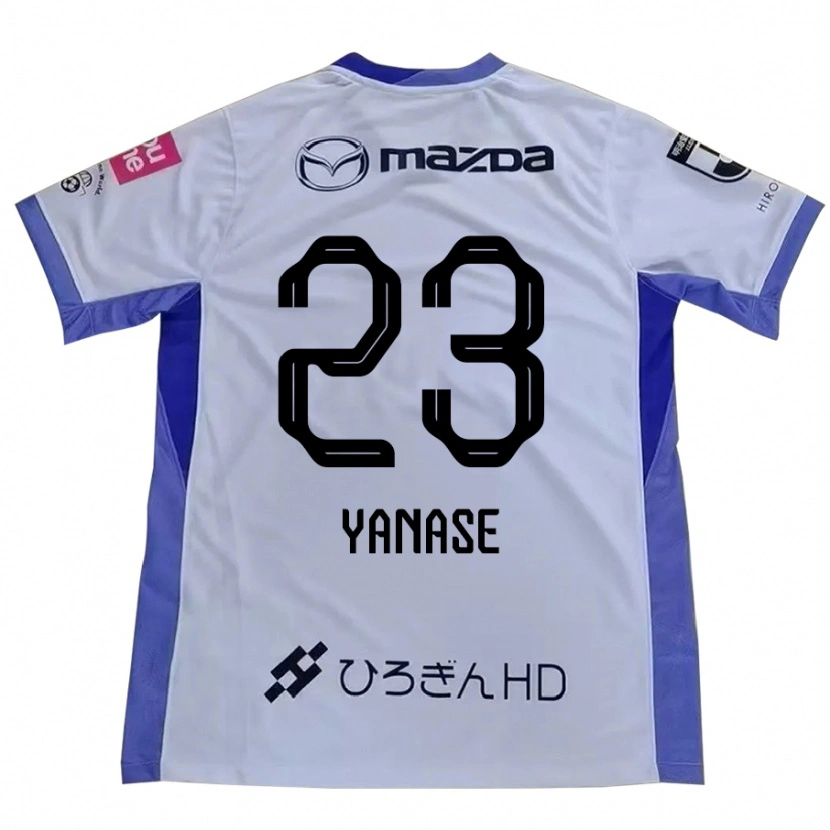 Danxen Mujer Camiseta Funa Yanase #23 Blanco Naranja 2ª Equipación 2025/26 La Camisa México
