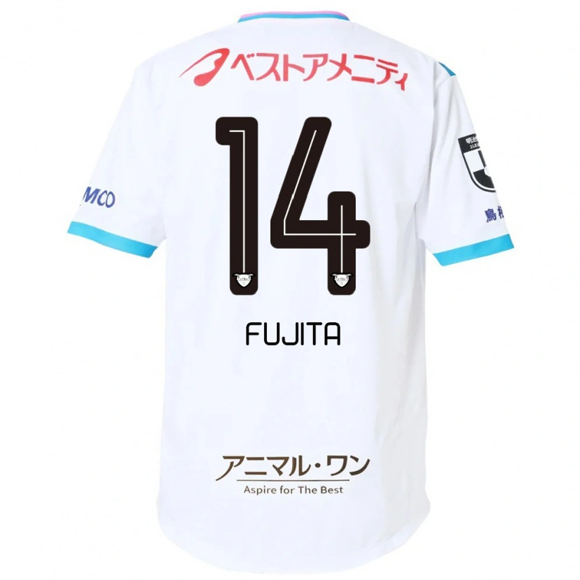 Danxen Mujer Camiseta Naoyuki Fujita #14 Azul Rosa 2ª Equipación 2025/26 La Camisa México