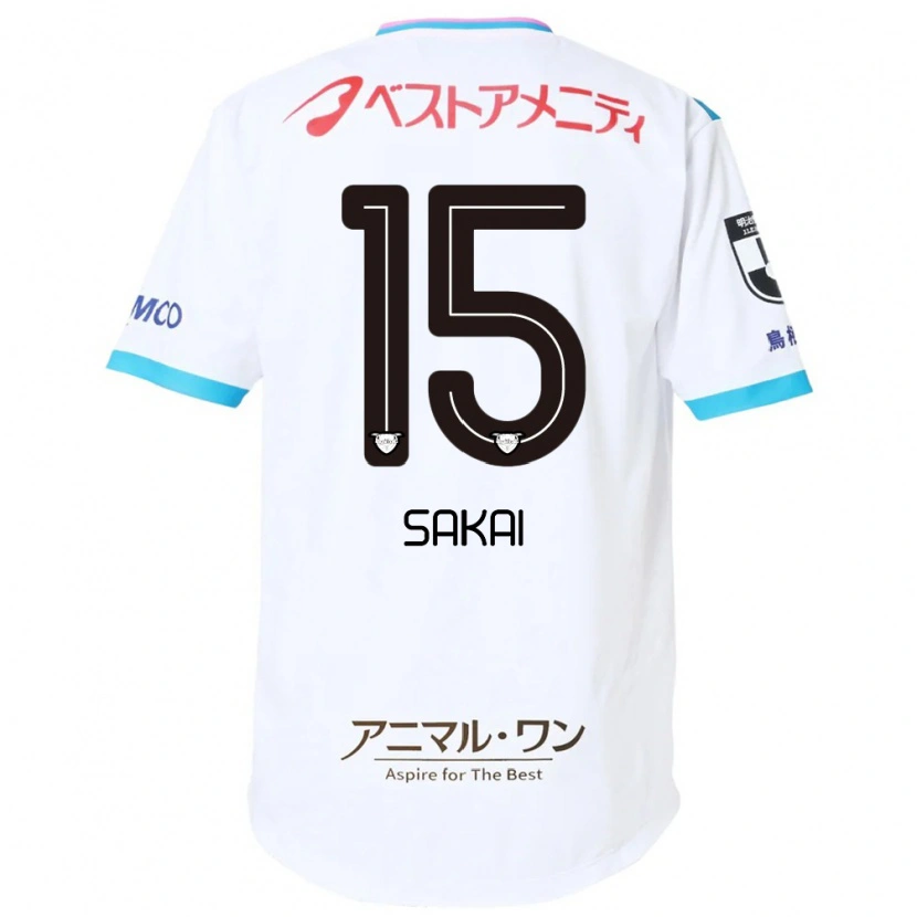 Danxen Mujer Camiseta Noriyoshi Sakai #15 Blanco Rosa 2ª Equipación 2025/26 La Camisa México