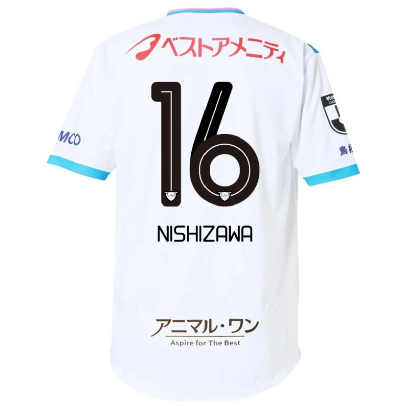 Danxen Mujer Camiseta Kenta Nishizawa #16 Azul Rosa 2ª Equipación 2025/26 La Camisa México