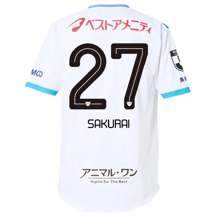 Danxen Mujer Camiseta Tatsunori Sakurai #27 Azul Rosa 2ª Equipación 2025/26 La Camisa México