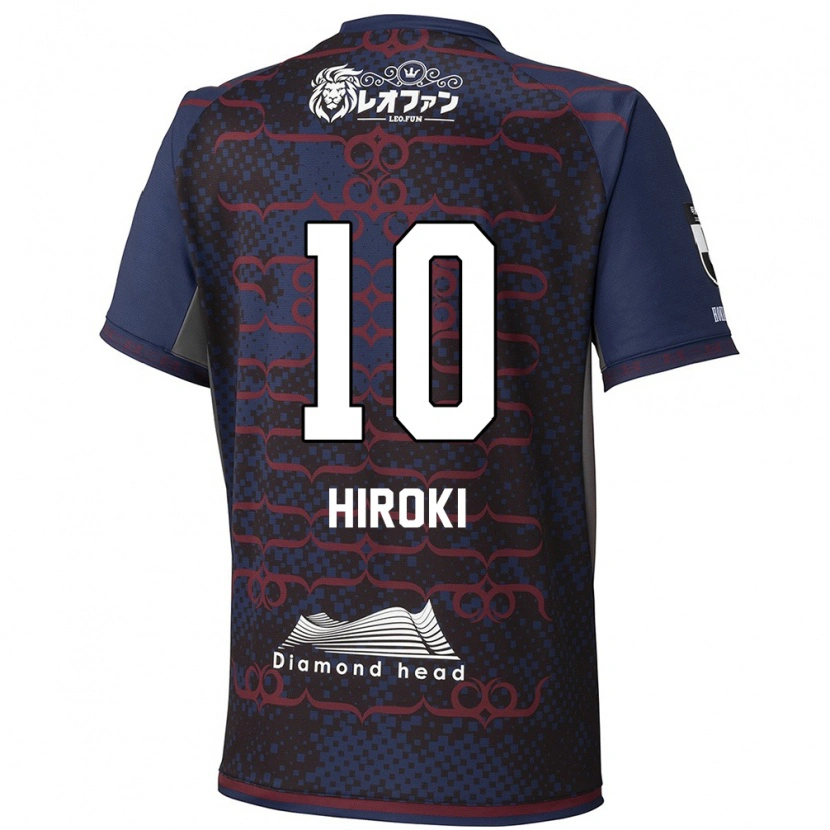 Danxen Mujer Camiseta Hiroki Miyazawa #10 Rojo Negro 2ª Equipación 2025/26 La Camisa México