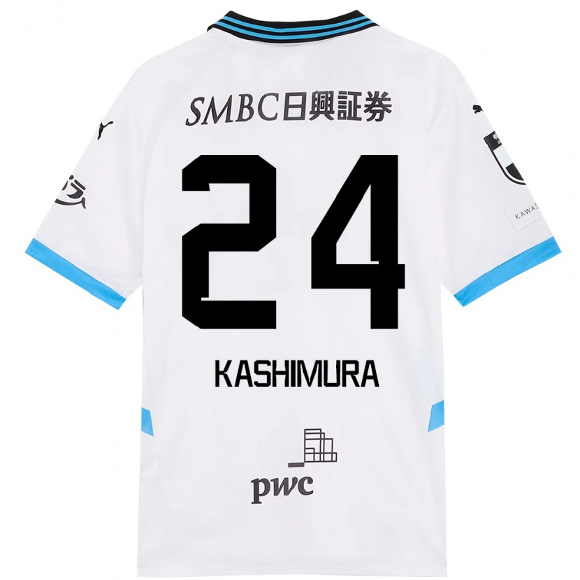 Danxen Mujer Camiseta Ryota Kashimura #24 Azul Celeste Negro 2ª Equipación 2025/26 La Camisa México
