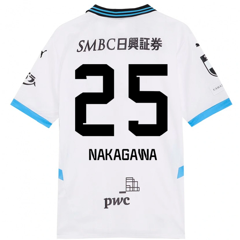 Danxen Mujer Camiseta Shin Nakagawa #25 Azul Celeste Negro 2ª Equipación 2025/26 La Camisa México