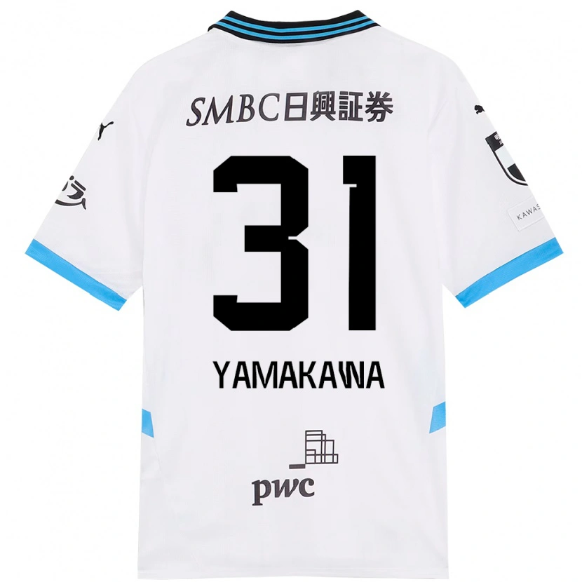 Danxen Mujer Camiseta Yohei Yamakawa #31 Azul Celeste Negro 2ª Equipación 2025/26 La Camisa México