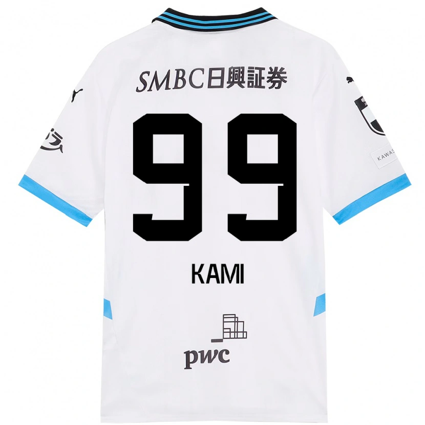 Danxen Mujer Camiseta Naoto Kamifukumoto #99 Azul Celeste Negro 2ª Equipación 2025/26 La Camisa México