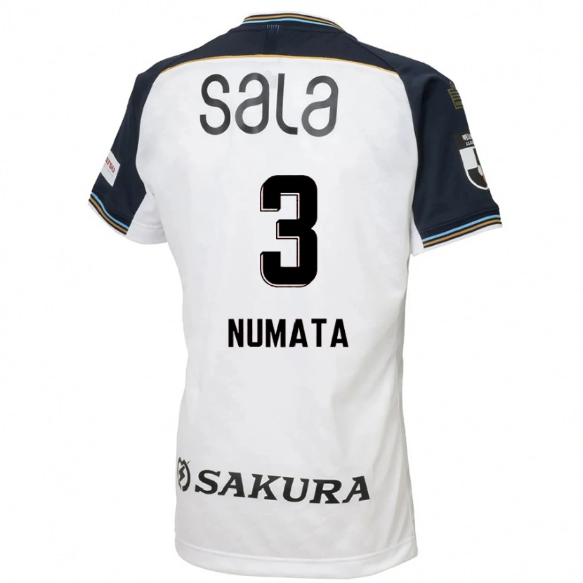 Danxen Mujer Camiseta Taiki Numata #3 Azul Celeste Negro 2ª Equipación 2025/26 La Camisa México