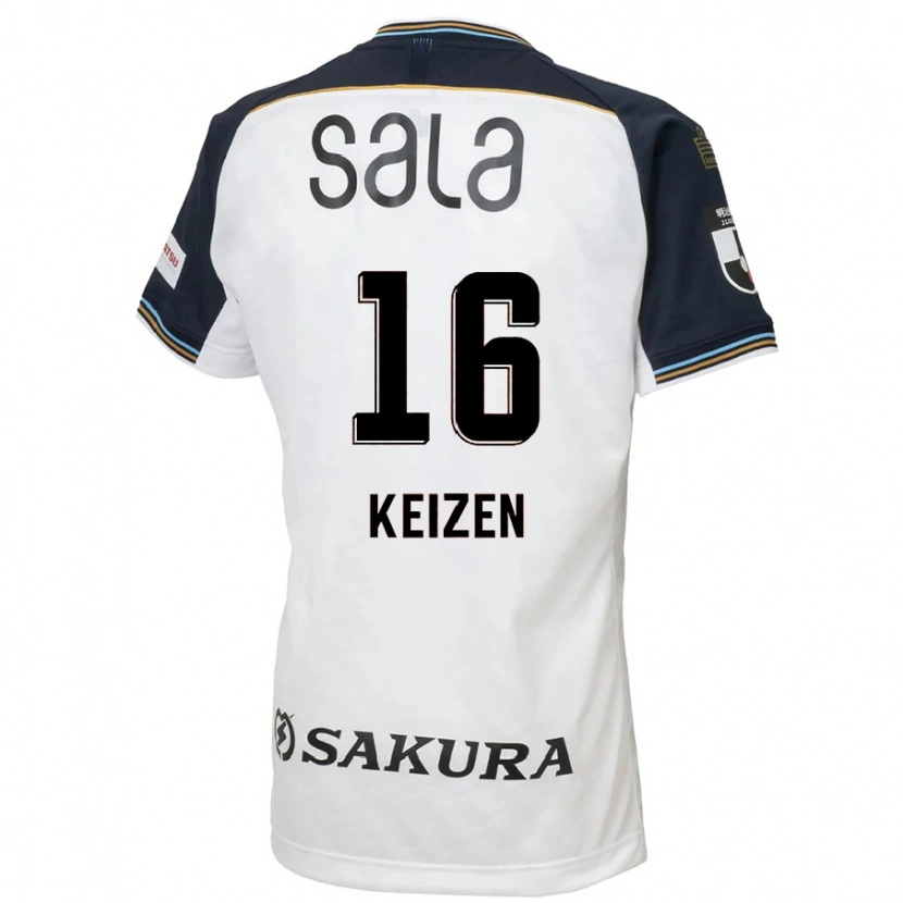 Danxen Mujer Camiseta Keizen Iida #16 Azul Celeste Negro 2ª Equipación 2025/26 La Camisa México