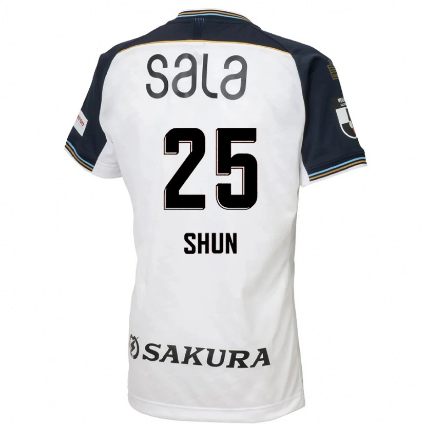 Danxen Mujer Camiseta Shun Nakamura #25 Azul Celeste Negro 2ª Equipación 2025/26 La Camisa México