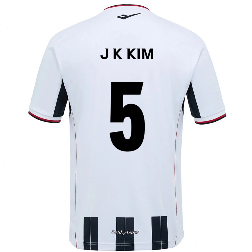 Danxen Mujer Camiseta Jae-Kang Kim #5 Negro Rojo 2ª Equipación 2025/26 La Camisa México