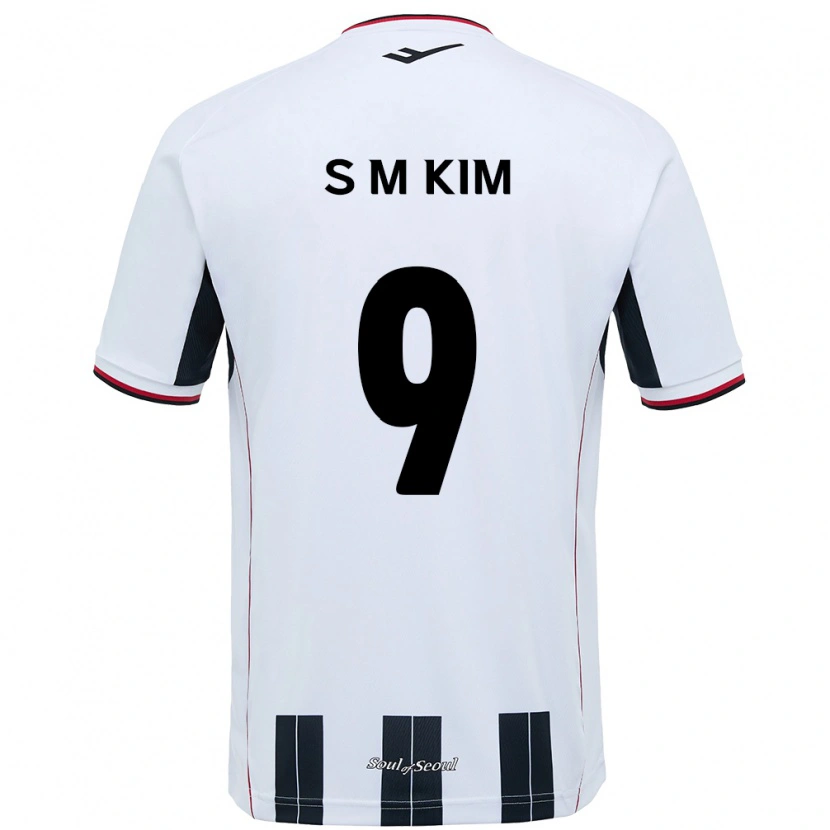 Danxen Mujer Camiseta Min-Sung Kim #9 Negro Rojo 2ª Equipación 2025/26 La Camisa México
