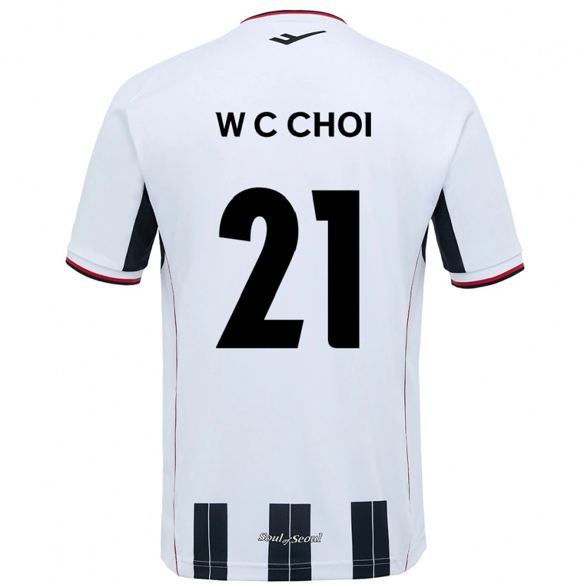 Danxen Mujer Camiseta Cheol-Won Choi #21 Negro Rojo 2ª Equipación 2025/26 La Camisa México