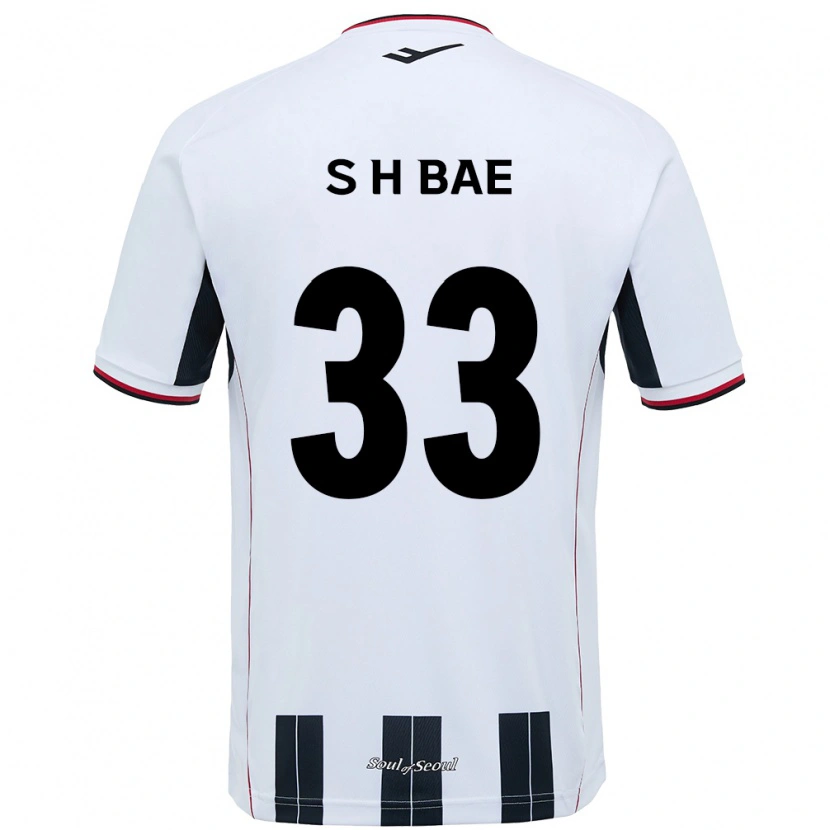 Danxen Mujer Camiseta Hyun-Seo Bae #33 Negro Rojo 2ª Equipación 2025/26 La Camisa México