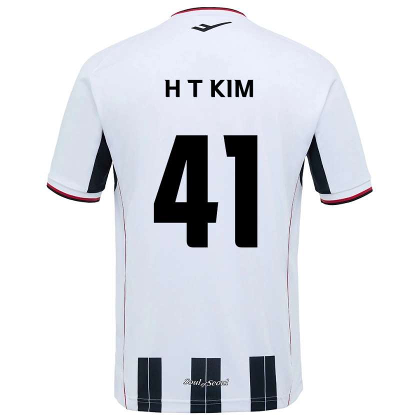 Danxen Mujer Camiseta Tae-Ho Kim #41 Negro Rojo 2ª Equipación 2025/26 La Camisa México