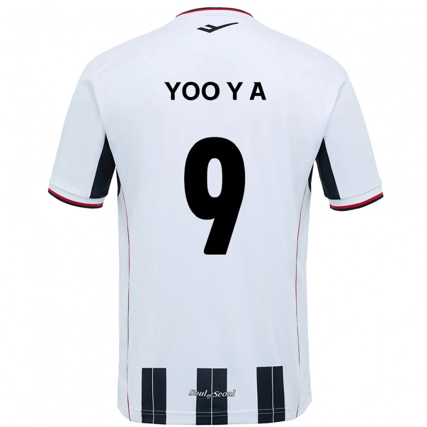 Danxen Mujer Camiseta Yoo Young-A #9 Negro Rojo 2ª Equipación 2025/26 La Camisa México
