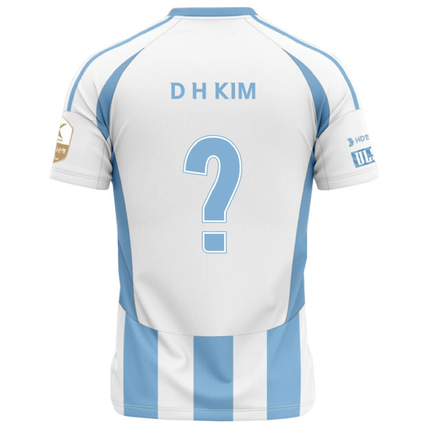 Danxen Mujer Camiseta Do-Hun Kim #0 Azul Real Amarillo 2ª Equipación 2025/26 La Camisa México