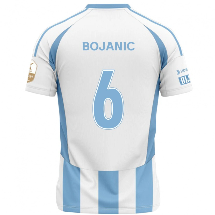 Danxen Mujer Camiseta Darijan Bojanic #6 Azul Real Amarillo 2ª Equipación 2025/26 La Camisa México