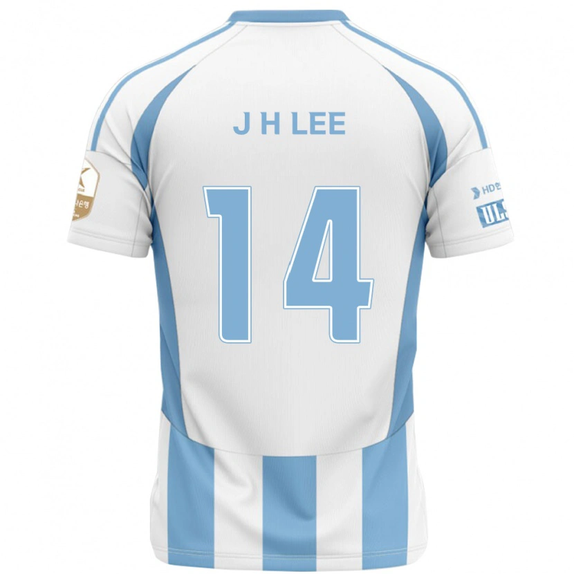 Danxen Mujer Camiseta Jin-Hyun Lee #14 Azul Real Amarillo 2ª Equipación 2025/26 La Camisa México