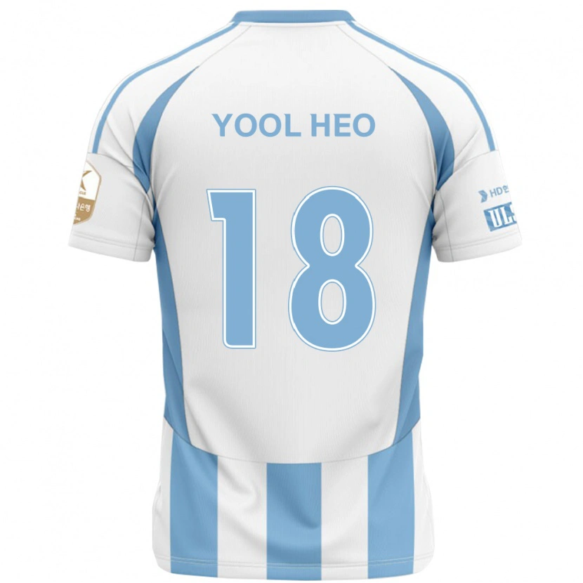 Danxen Mujer Camiseta Yool Heo #18 Azul Real Amarillo 2ª Equipación 2025/26 La Camisa México
