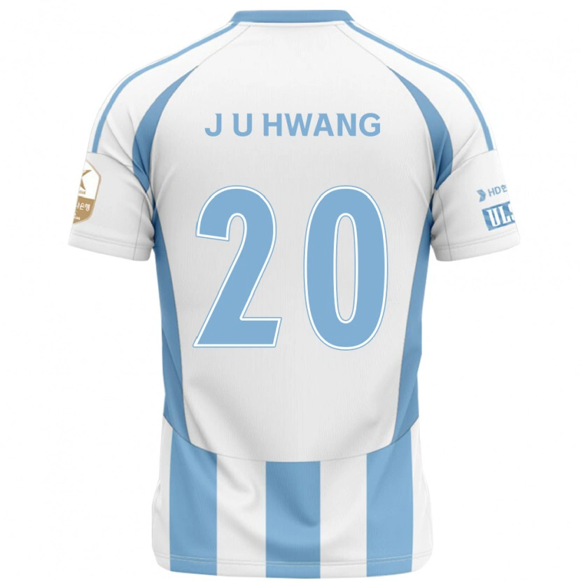 Danxen Mujer Camiseta Ui-Jun Hwang #20 Azul Real Amarillo 2ª Equipación 2025/26 La Camisa México