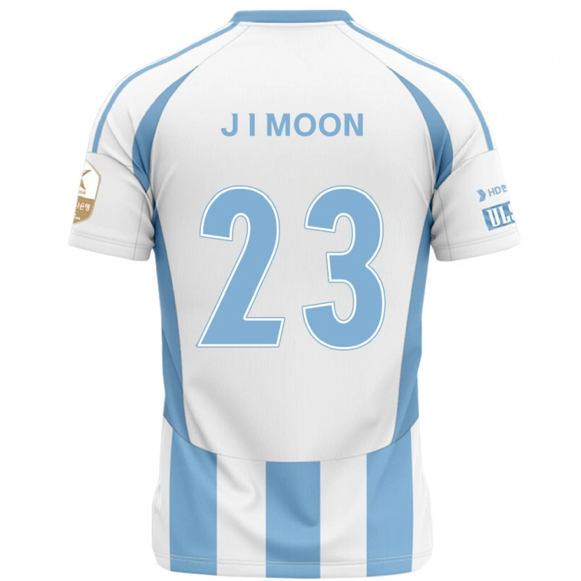 Danxen Mujer Camiseta Jung-In Moon #23 Azul Real Amarillo 2ª Equipación 2025/26 La Camisa México