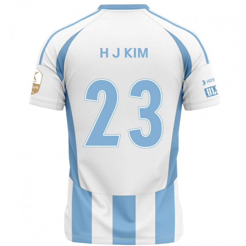 Danxen Mujer Camiseta Ju-Hwan Kim #23 Azul Real Amarillo 2ª Equipación 2025/26 La Camisa México