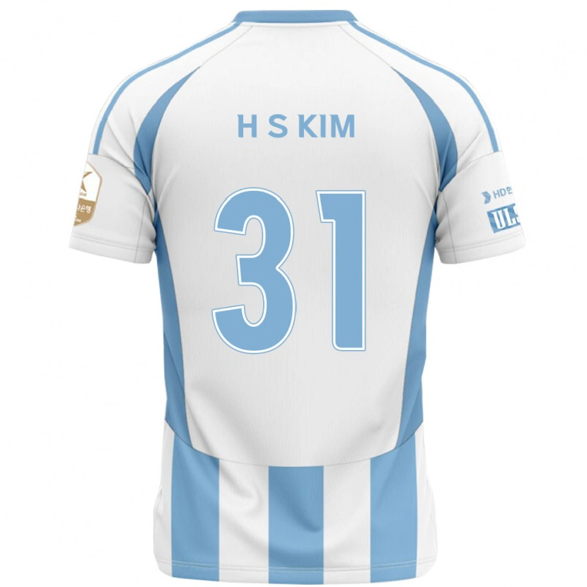 Danxen Mujer Camiseta Se-Hyoung Kim #31 Azul Real Amarillo 2ª Equipación 2025/26 La Camisa México