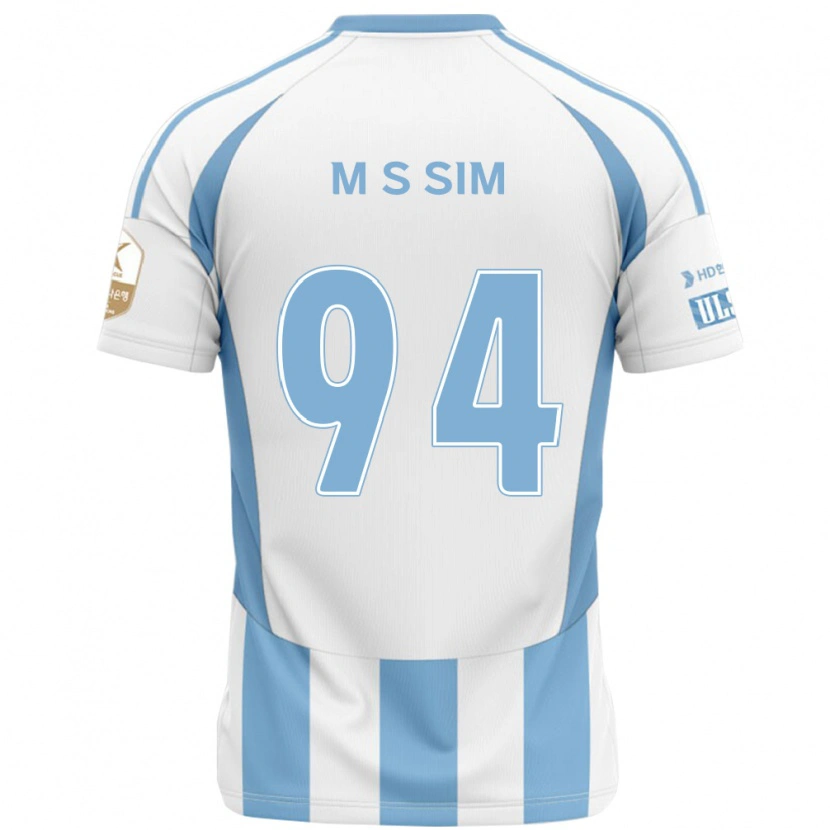 Danxen Mujer Camiseta Sang-Min Sim #94 Azul Real Amarillo 2ª Equipación 2025/26 La Camisa México