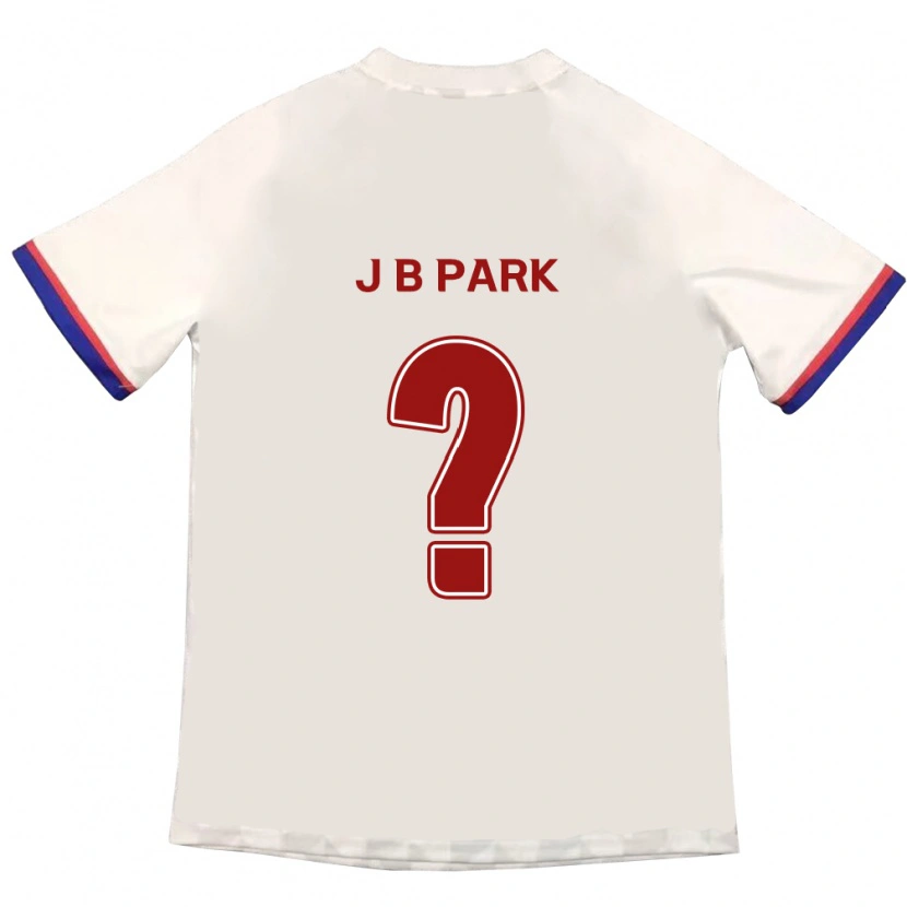Danxen Mujer Camiseta Bae-Jong Park #0 Azul Real Rojo 2ª Equipación 2025/26 La Camisa México
