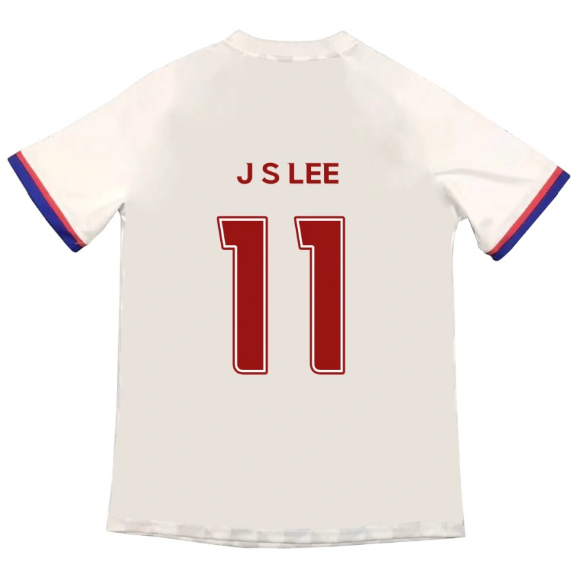 Danxen Mujer Camiseta Joon-Suk Lee #11 Blanquecino Rojo 2ª Equipación 2025/26 La Camisa México