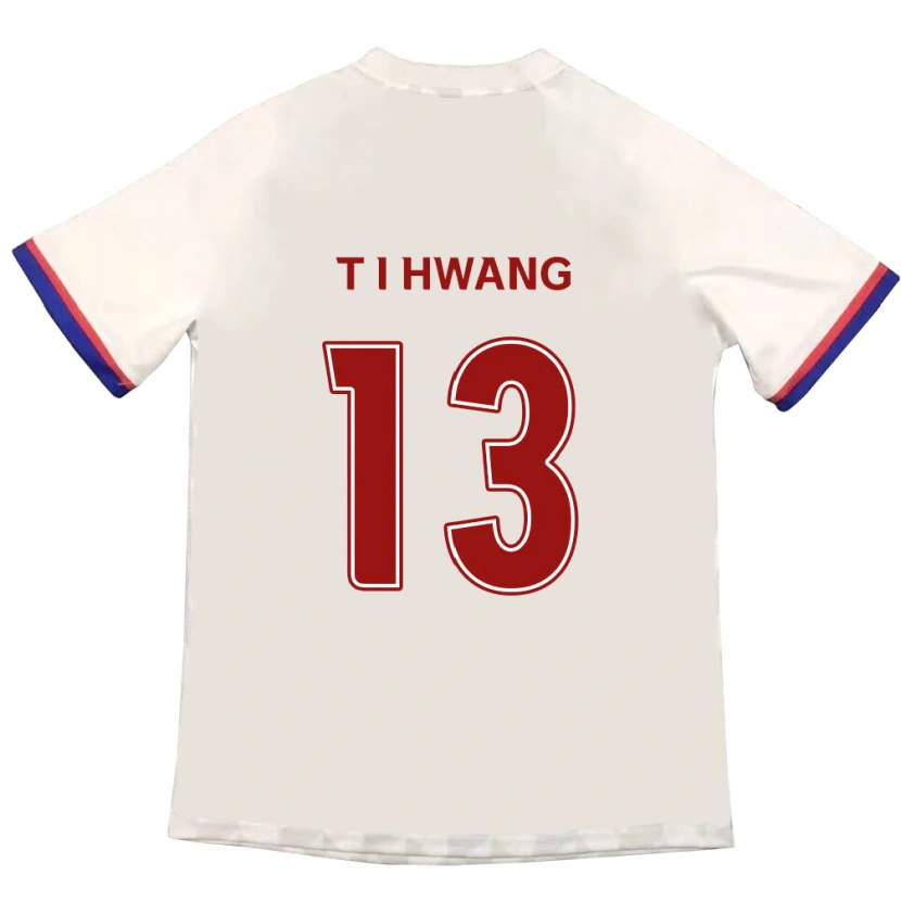 Danxen Mujer Camiseta In-Taek Hwang #13 Azul Real Rojo 2ª Equipación 2025/26 La Camisa México