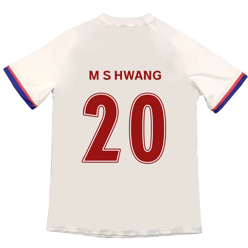 Danxen Mujer Camiseta Soon-Min Hwang #20 Azul Real Rojo 2ª Equipación 2025/26 La Camisa México