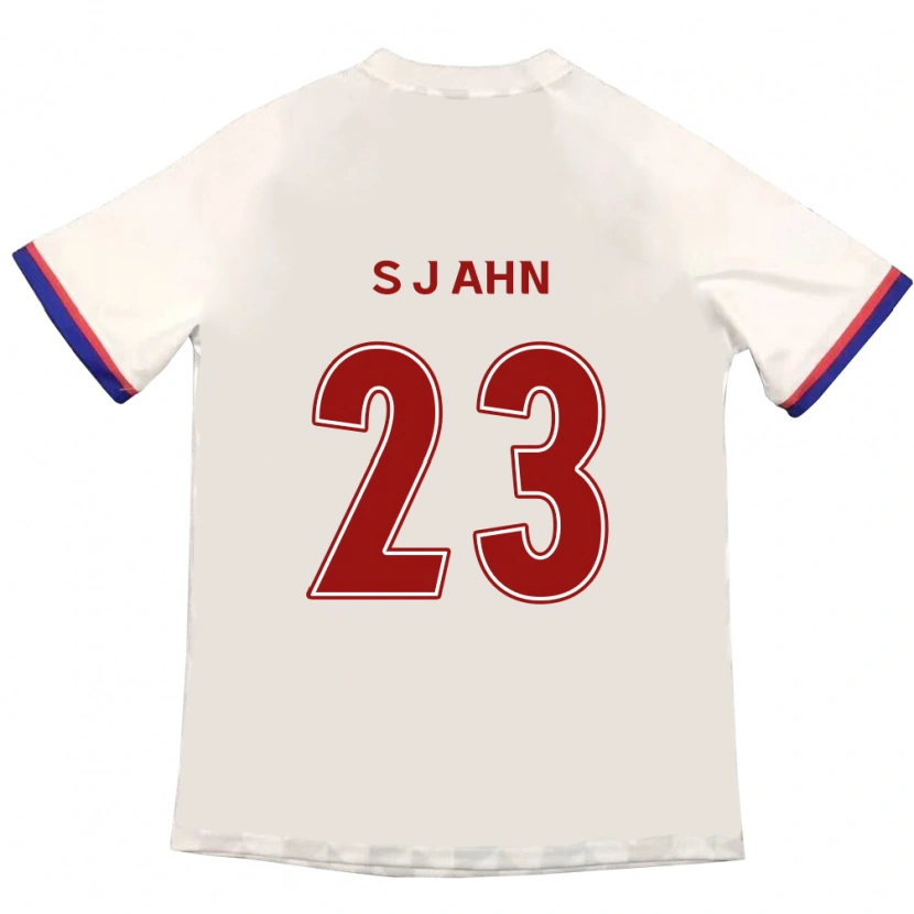 Danxen Mujer Camiseta Jun-Su Ahn #23 Azul Real Rojo 2ª Equipación 2025/26 La Camisa México