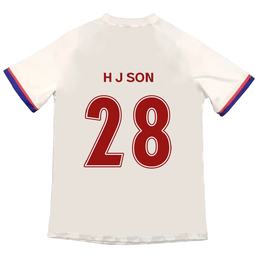 Danxen Mujer Camiseta Jun-Ho Son #28 Azul Real Rojo 2ª Equipación 2025/26 La Camisa México