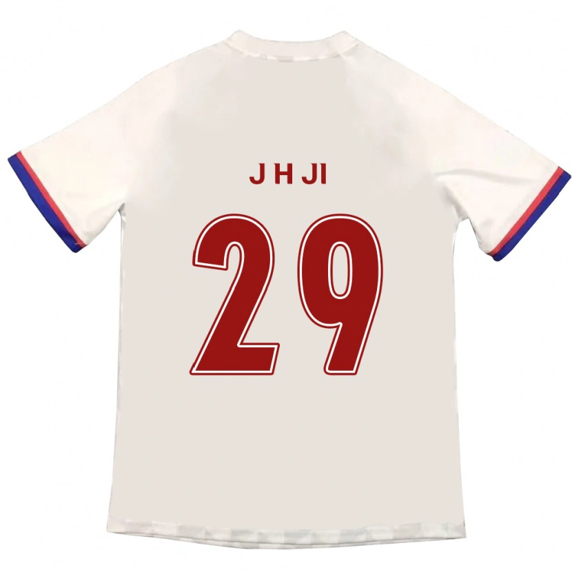 Danxen Mujer Camiseta Jung-Hoon Ji #29 Azul Real Rojo 2ª Equipación 2025/26 La Camisa México