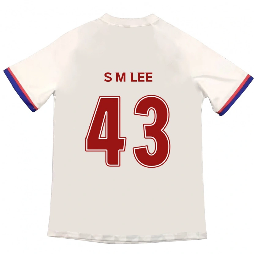 Danxen Mujer Camiseta Si-Myeong Lee #43 Azul Real Rojo 2ª Equipación 2025/26 La Camisa México