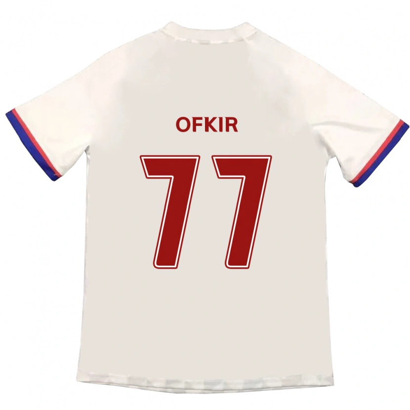 Danxen Mujer Camiseta Mohamed Ofkir #77 Azul Real Rojo 2ª Equipación 2025/26 La Camisa México
